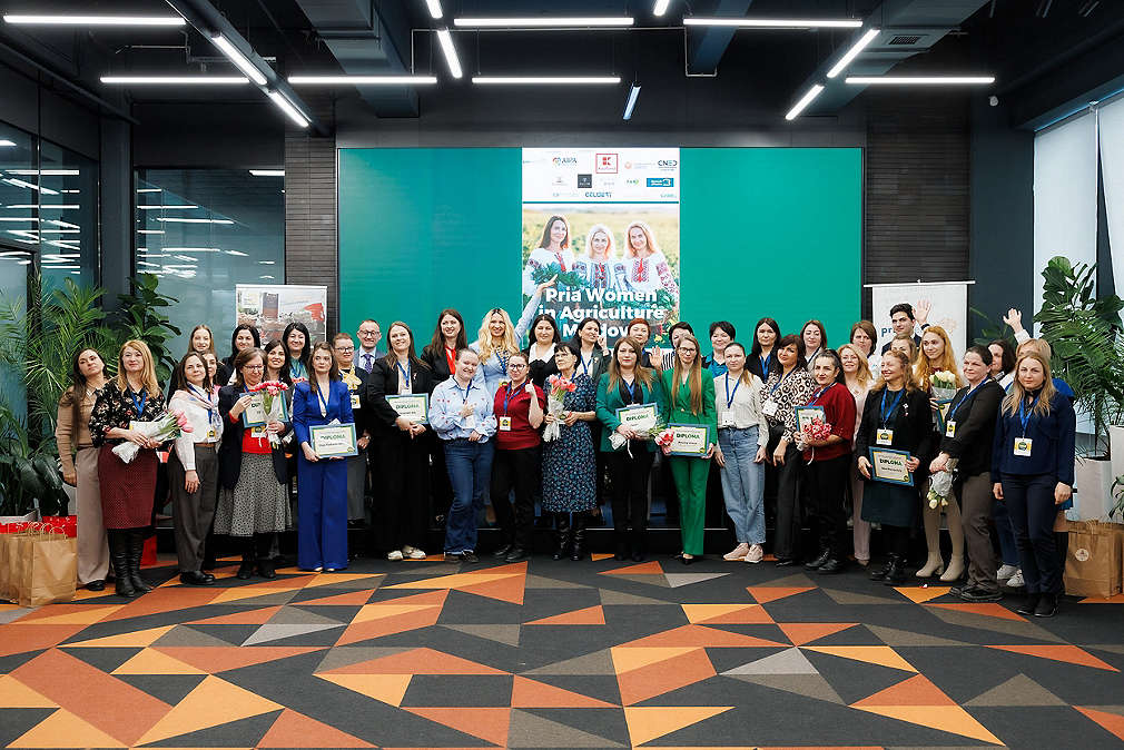 Peste 40 de antreprenoare locale au fost premiate la PRIA Gala Femeilor în Agricultură, susținută de Kaufland Moldova
