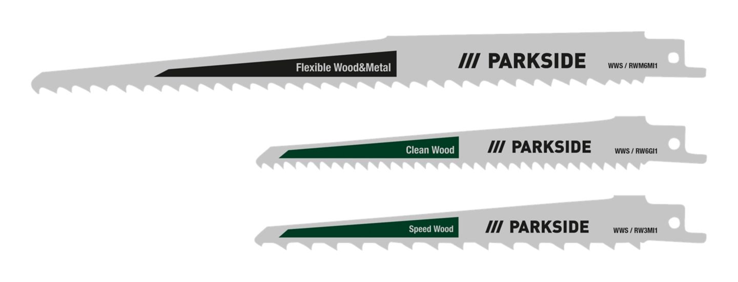 Parkside Súprava pílových listov