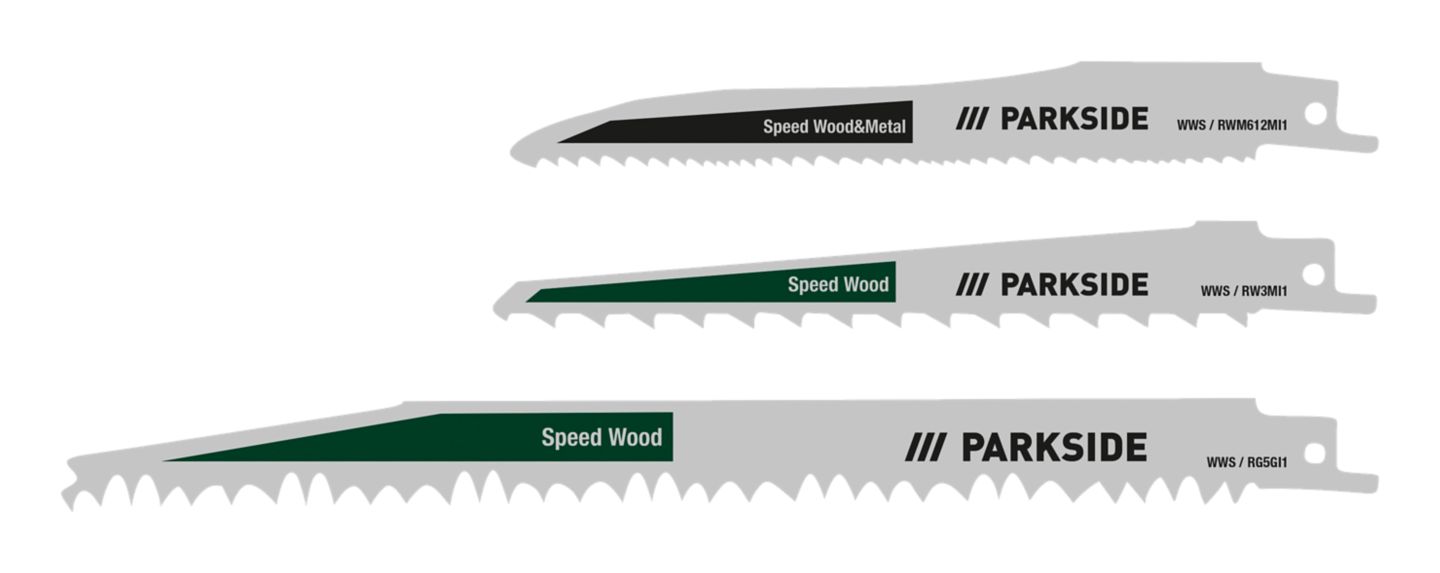 Parkside Súprava pílových listov