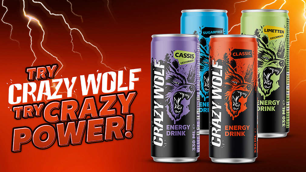 Crazy Wolf - napoje energetyczne w Kauflandzie