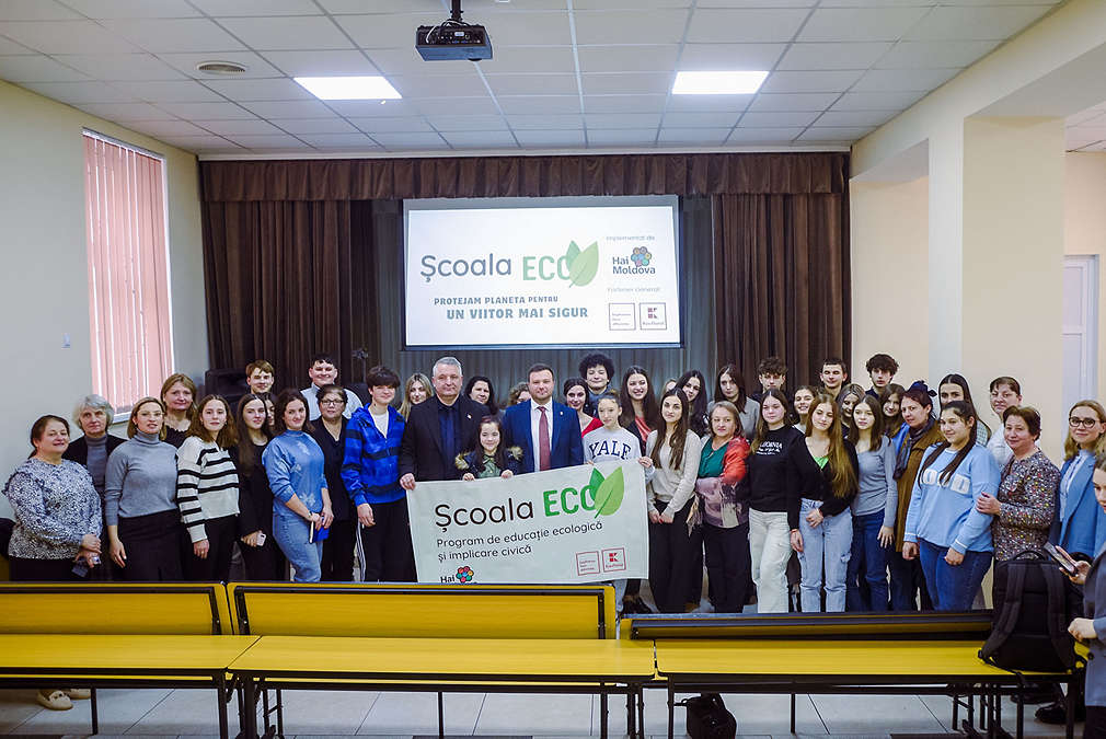 Lansarea proiectului „Școala ECO”: peste 3500 de elevi vor fi implicați