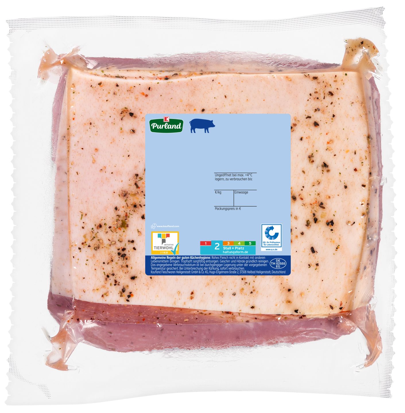 K-PURLAND Krustenbraten, gewürzt, aus der Schweinehüfte