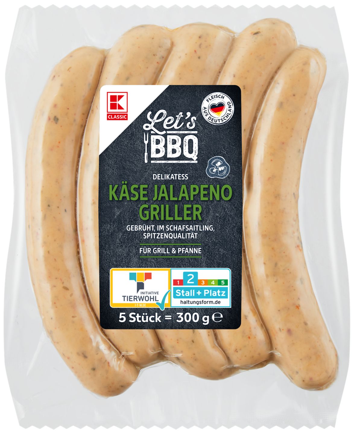 K-CLASSIC Käse-Jalapeño-Griller versch. Sorten