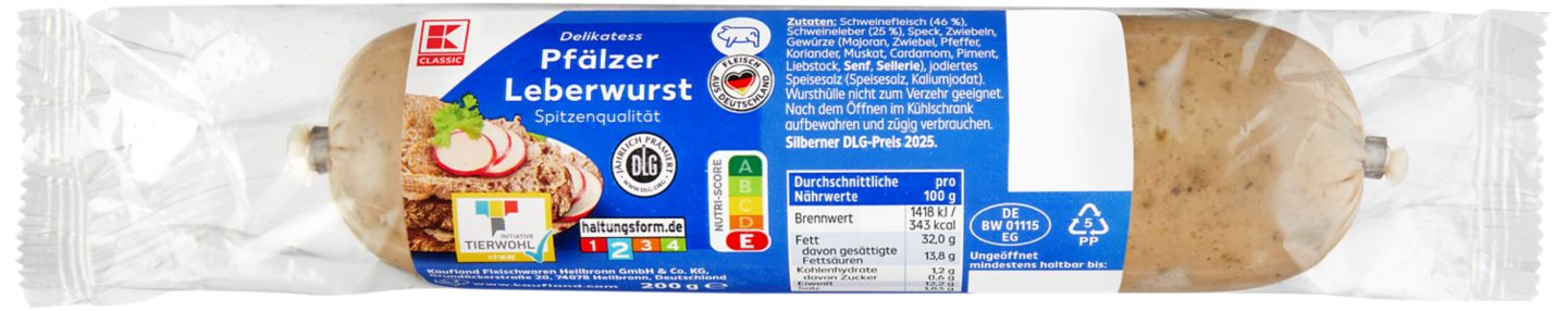 K-CLASSIC Pfälzer Leberwurst 