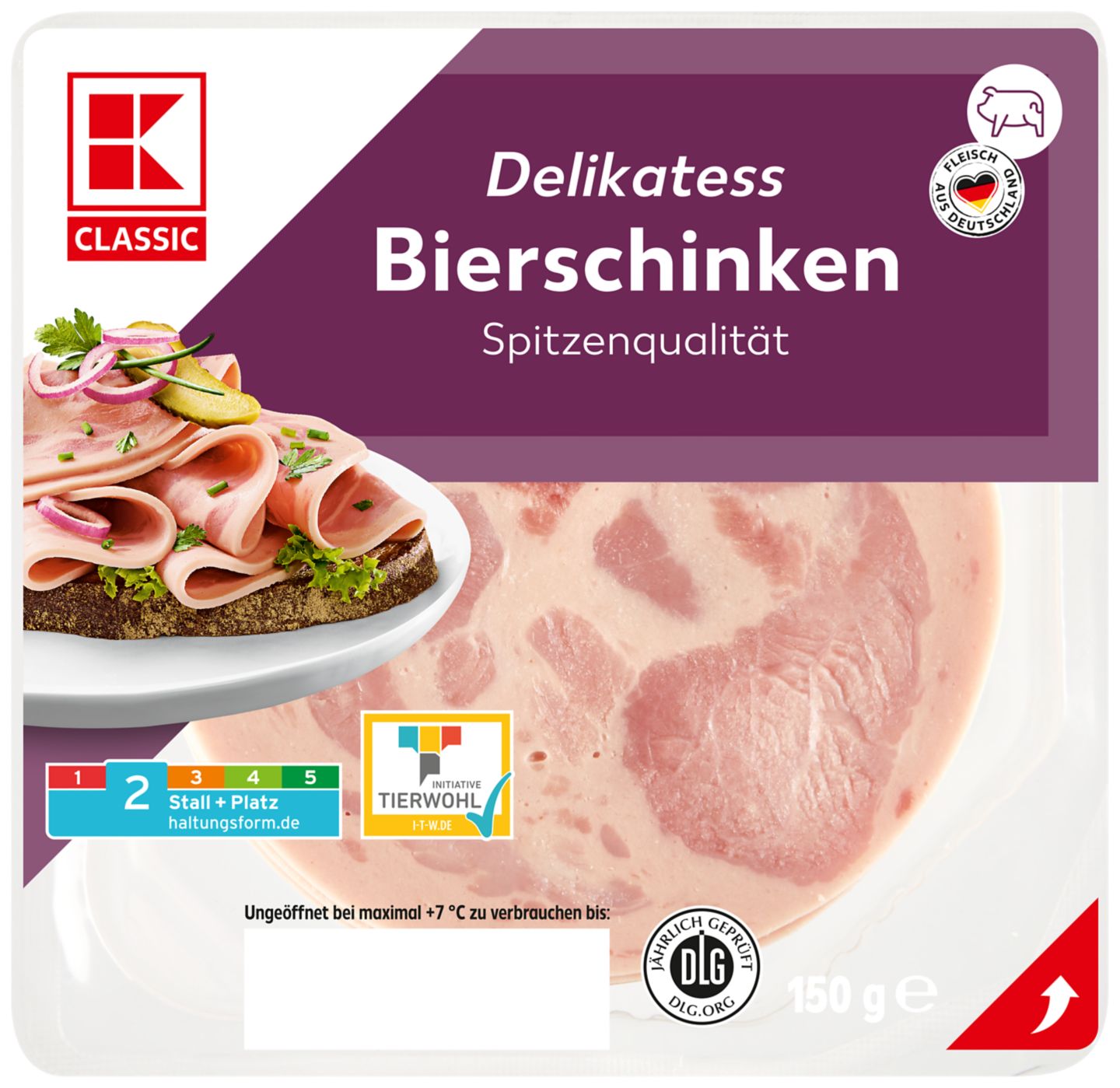 K-CLASSIC Bierschinken oder Kräuter-Schinkenwurst