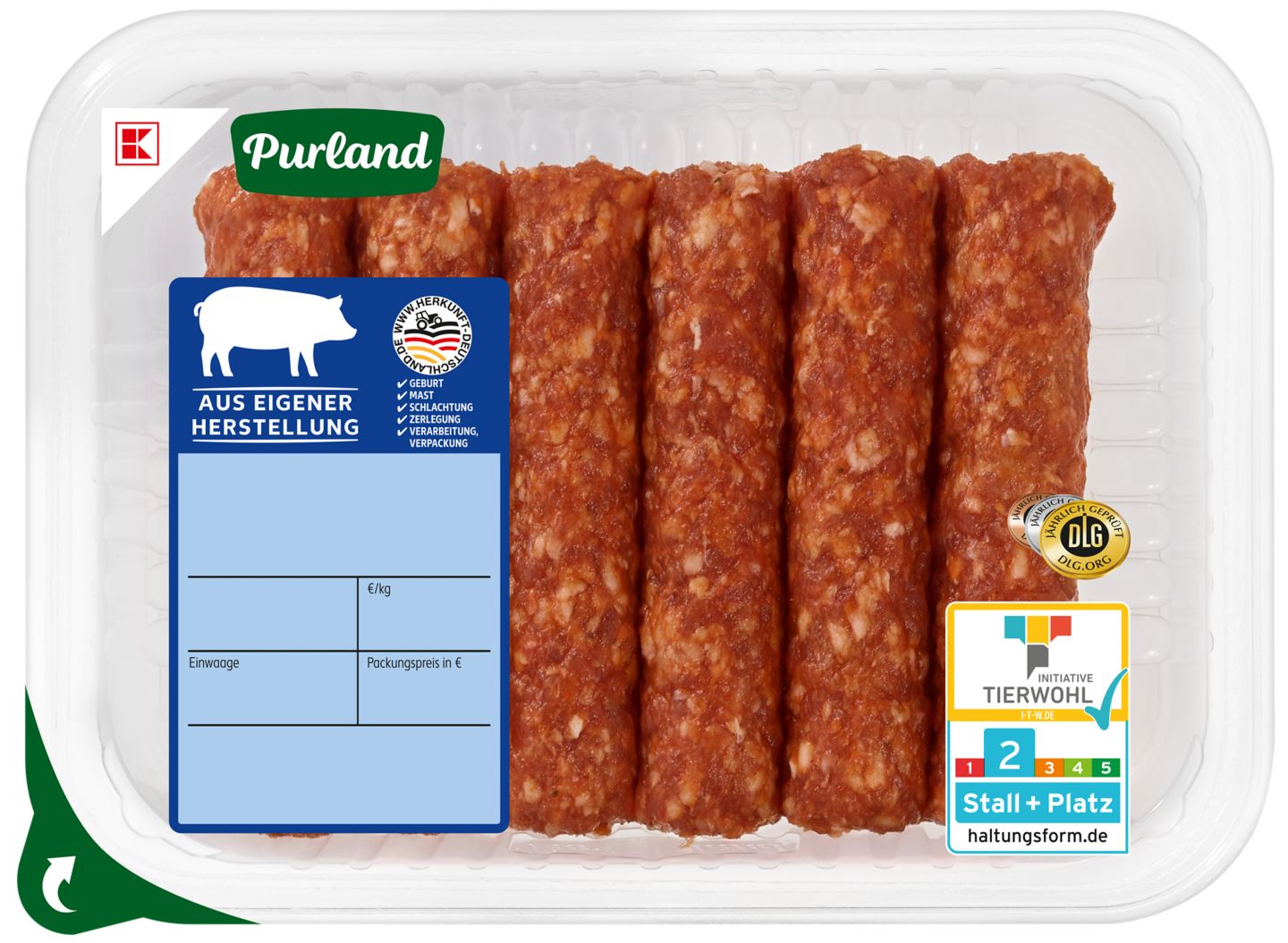 K-PURLAND Cevapcici vom Schwein