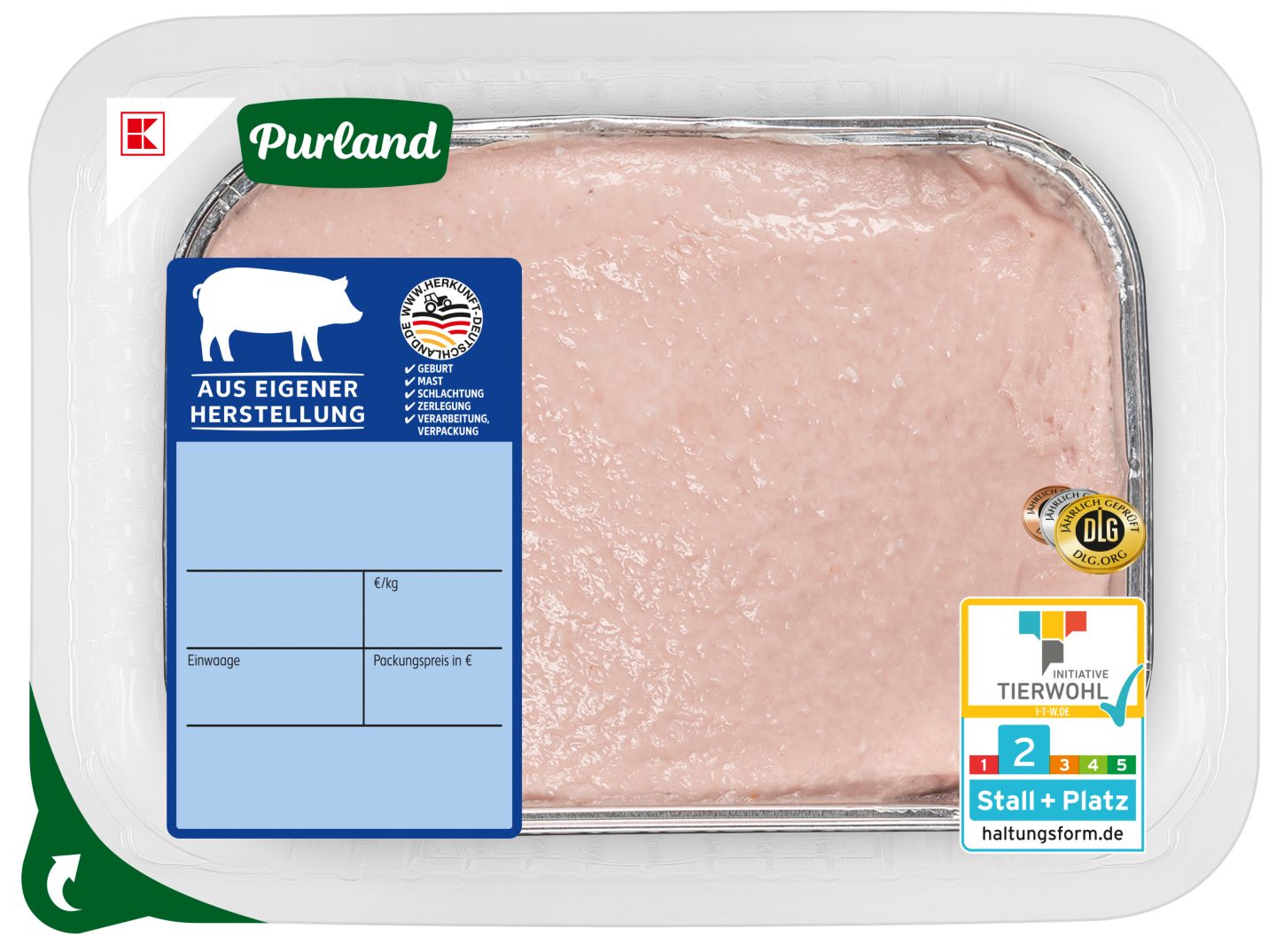 K-PURLAND Bayerischer Leberkäse fein