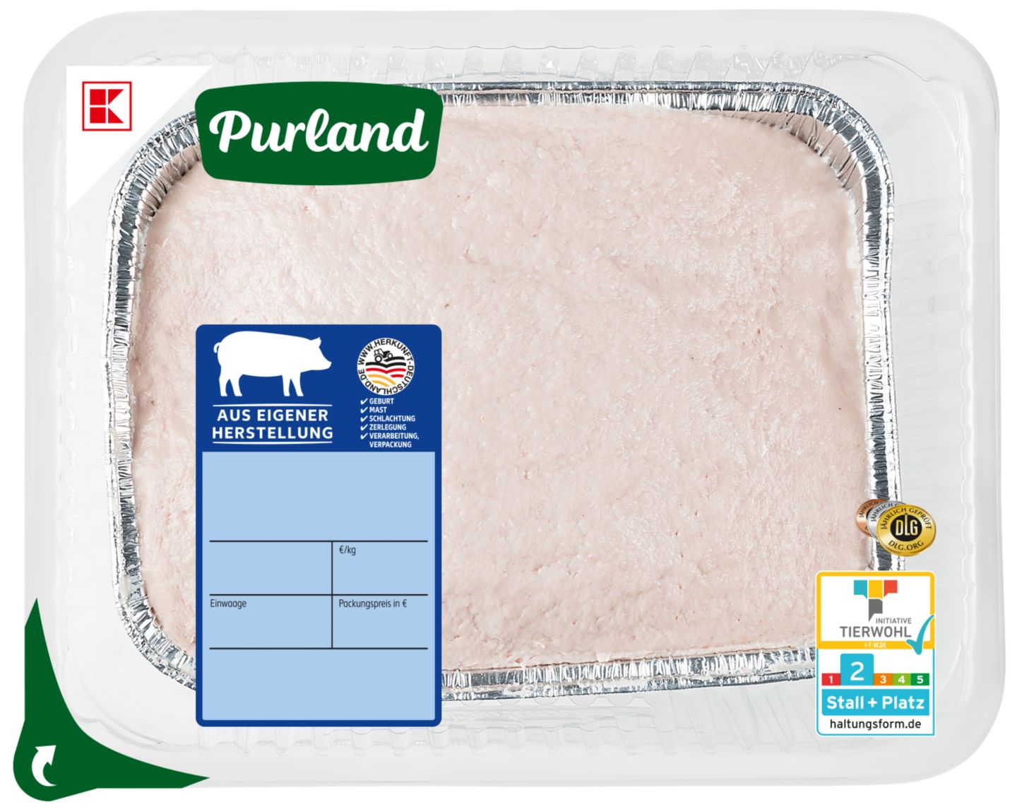 K-PURLAND Bayerischer Leberkäse fein