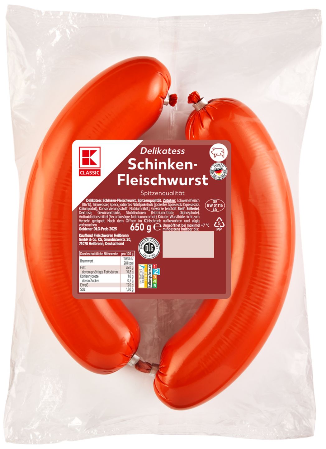 K-CLASSIC Schinkenfleischwurst