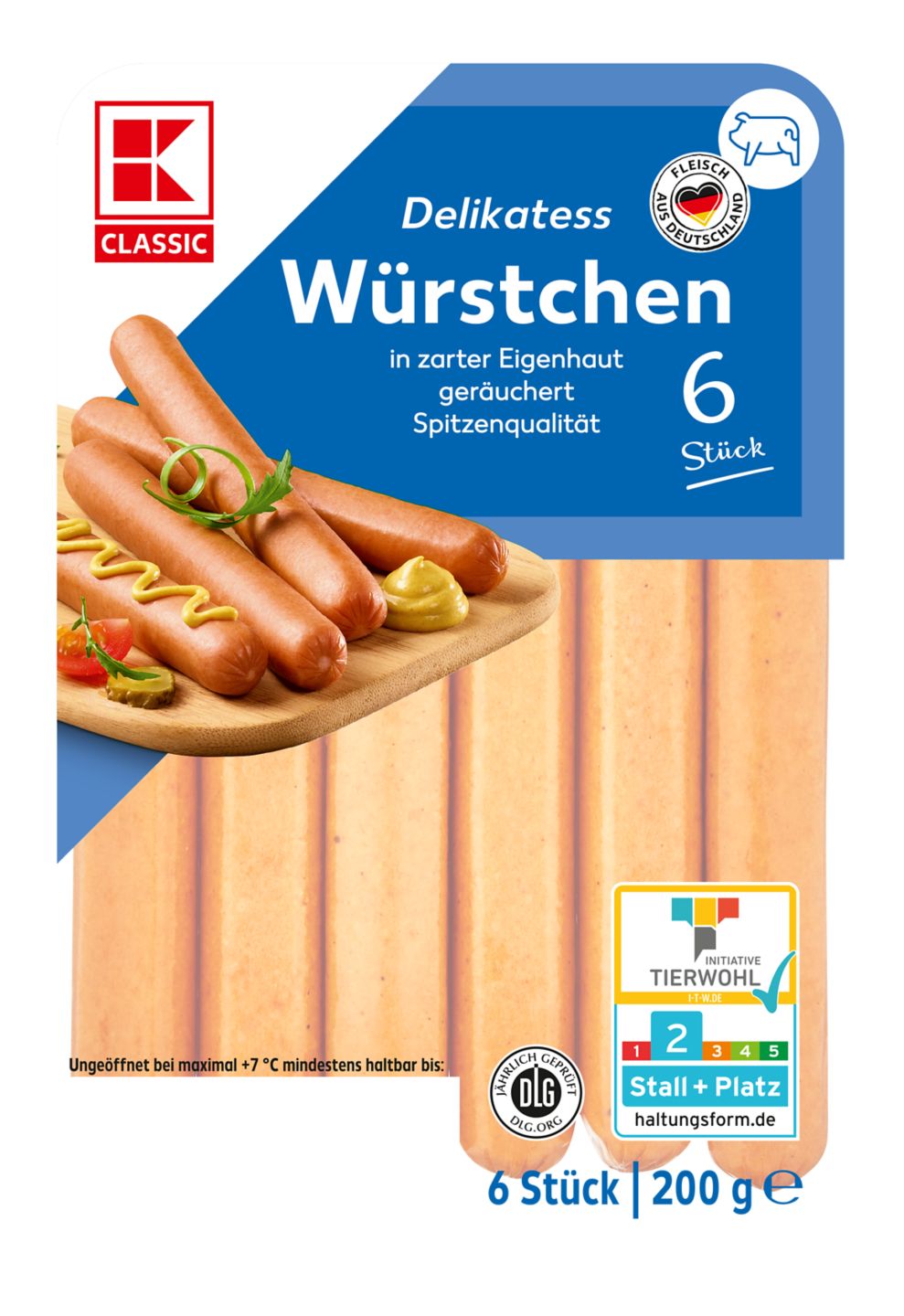 K-CLASSIC Würstchen in zarter Eigenhaut