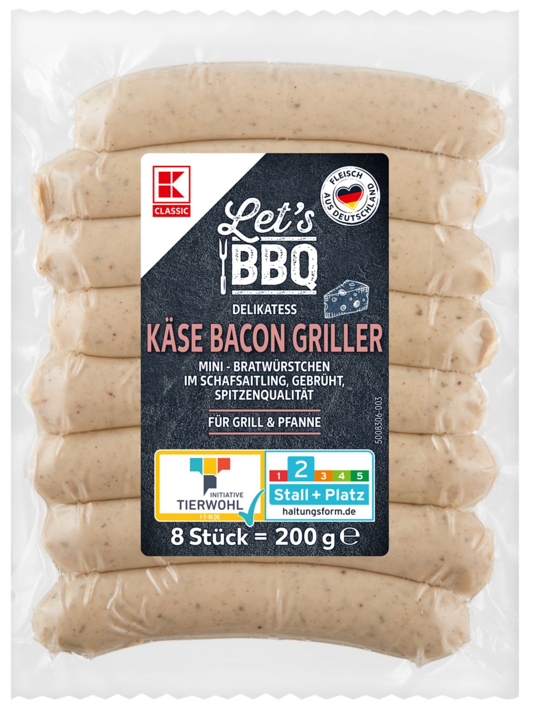 K-CLASSIC Käse-Bacon-Griller