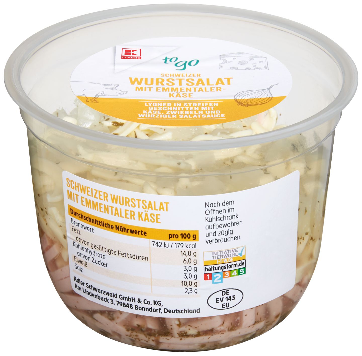 K-TO GO Schweizer Wurstsalat