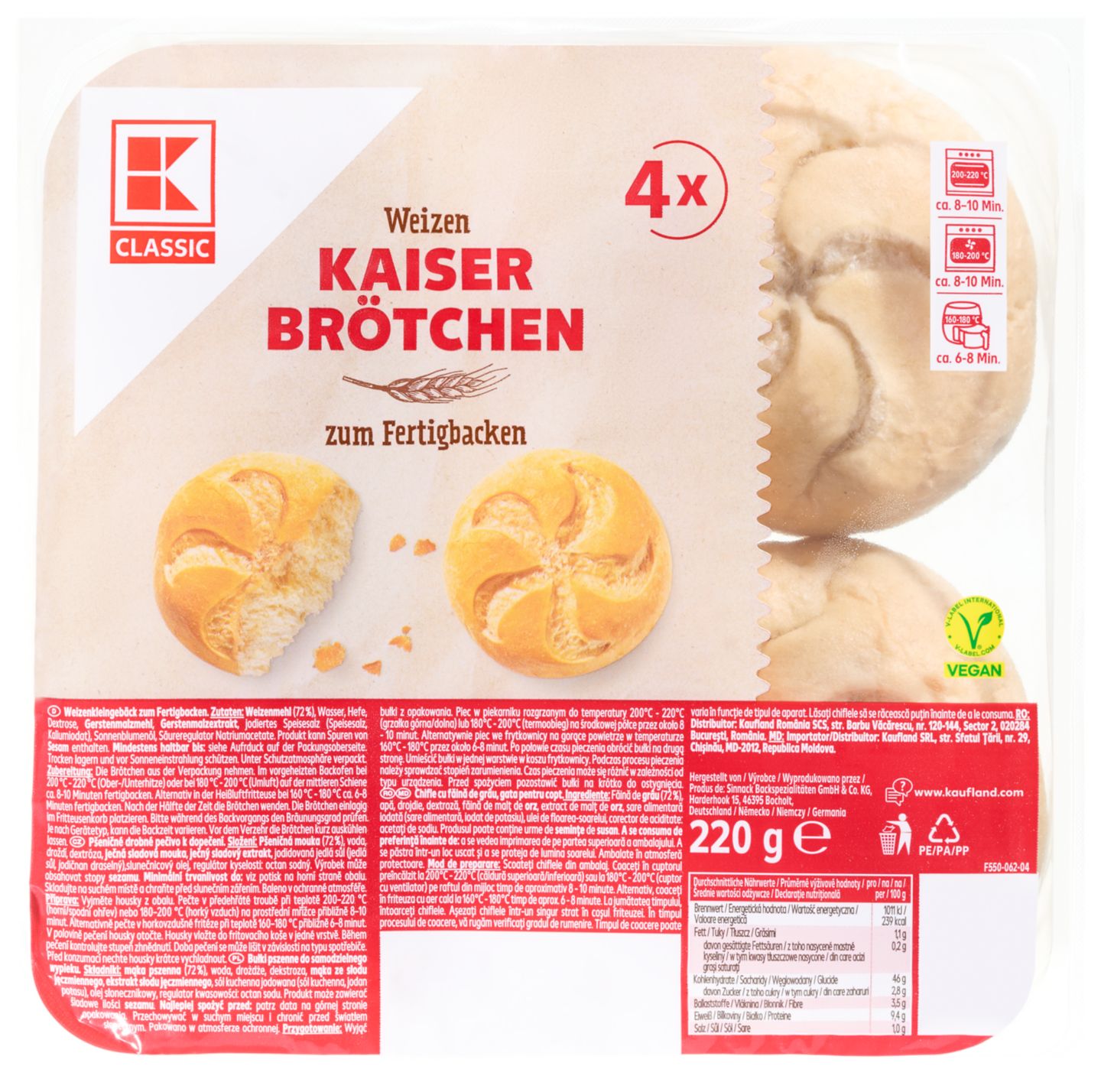 K-CLASSIC Kaiserbrötchen