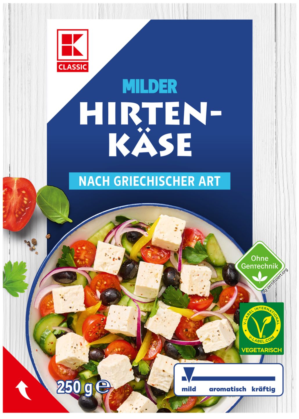 K-CLASSIC Hirtenkäse, 45 % Fett i. Tr.
