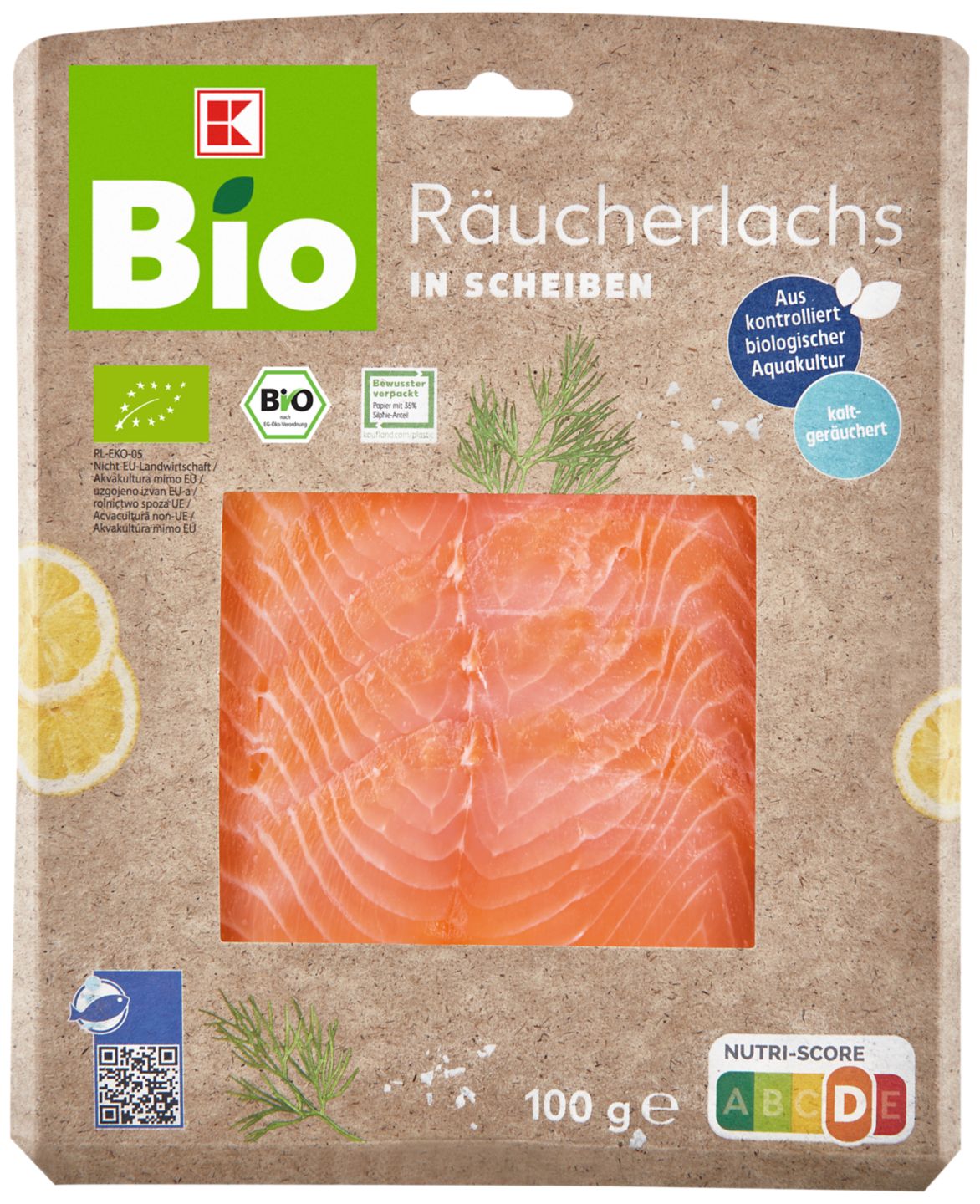K-BIO Bio losos uzený
100 g
