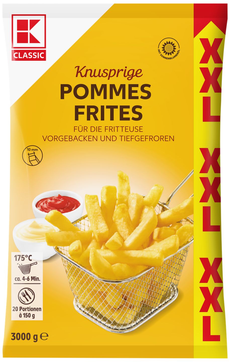 K-Classic Pommes frites
MPC 2.5.2025=4,49€