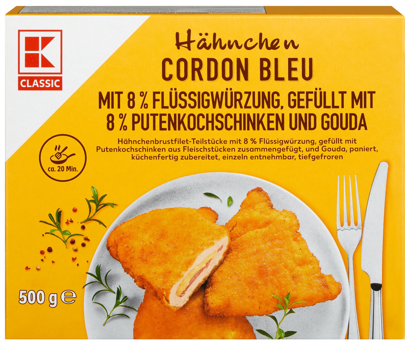 K-Classic Kuřecí Cordon Bleu