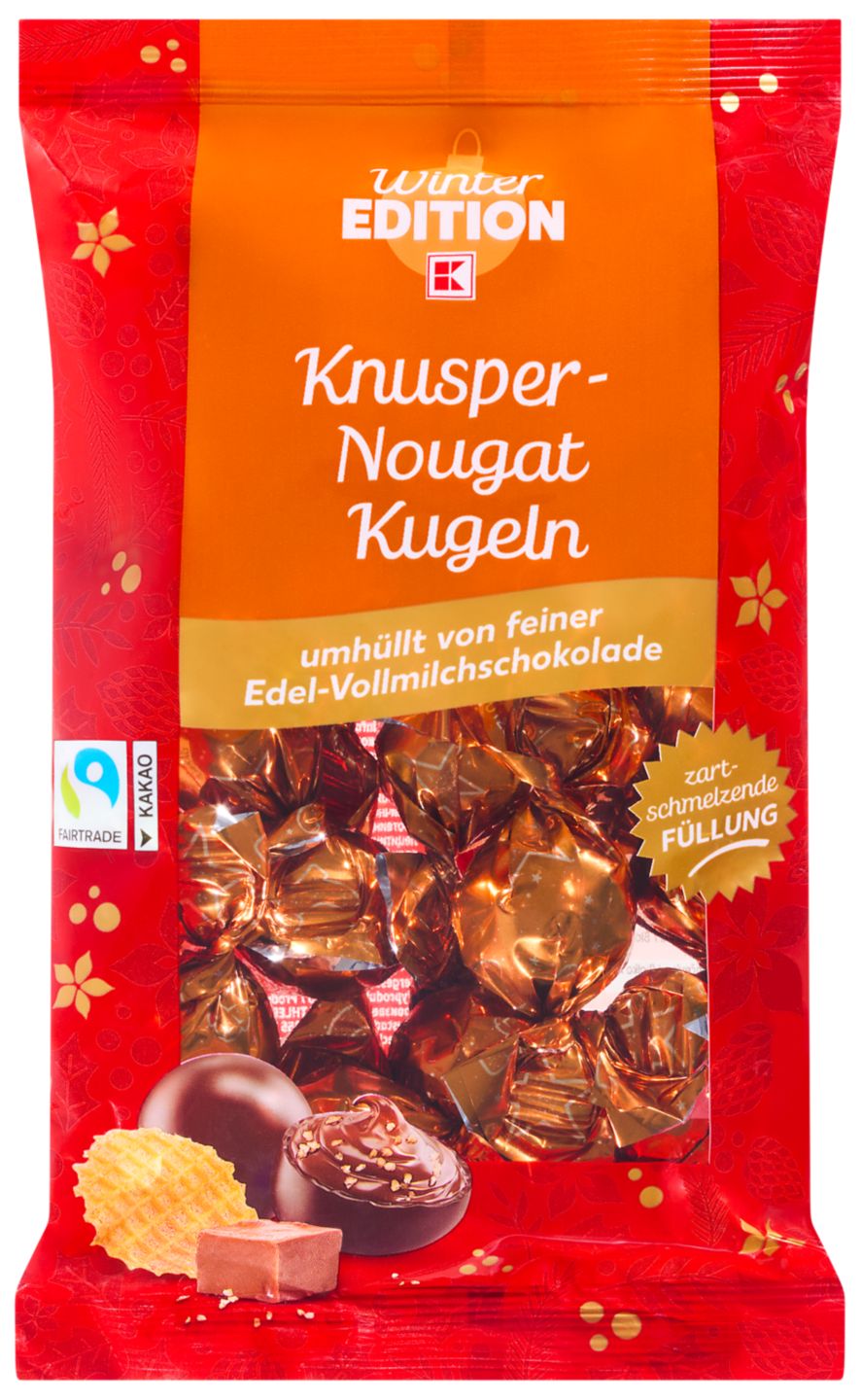 K-WINTER EDITION Gefüllte Schoko-Kugeln oder Gelee-Baumbehang