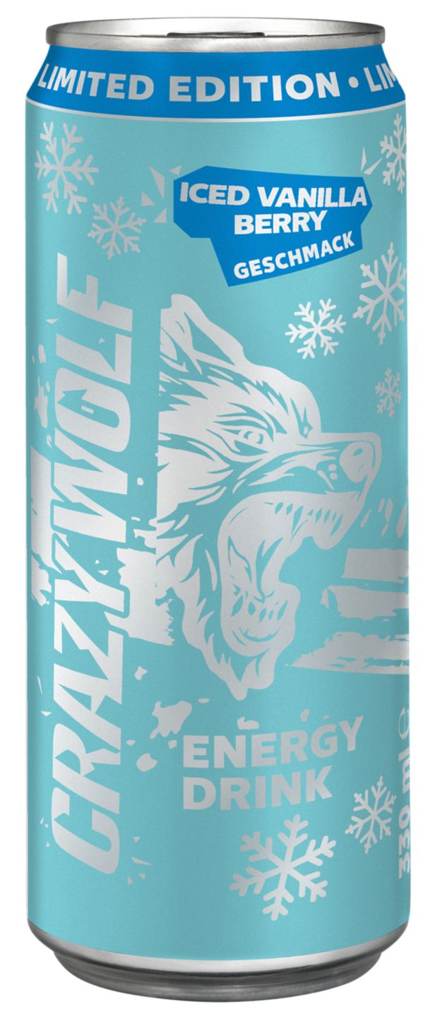 CRAZY WOLF Energy Drink oder Strong Cola