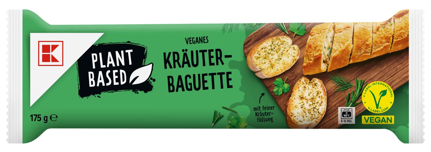 K-TAKE IT VEGGIE Veganes Kräuterbaguette