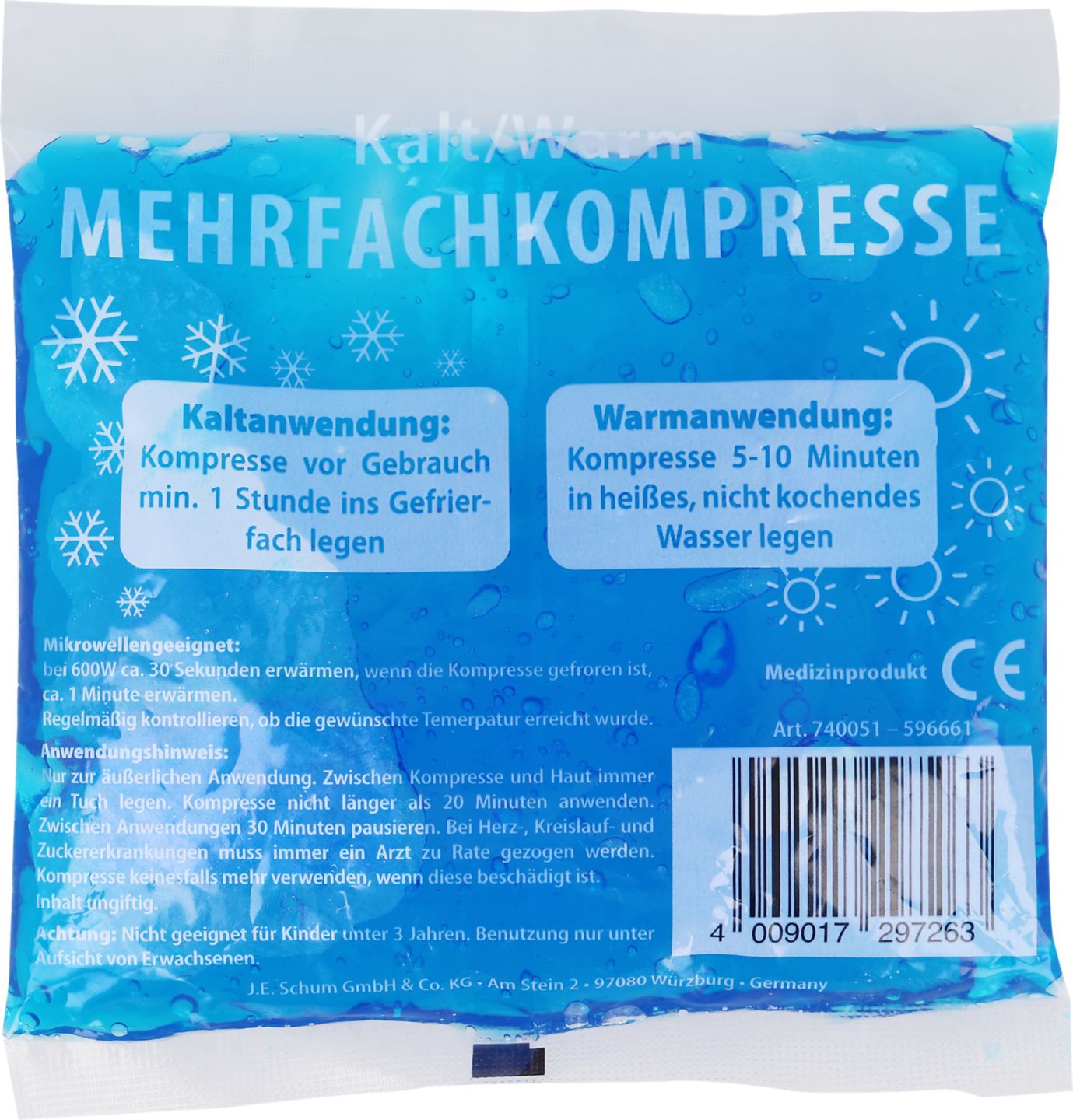 Gel‑Mehrfachkompresse