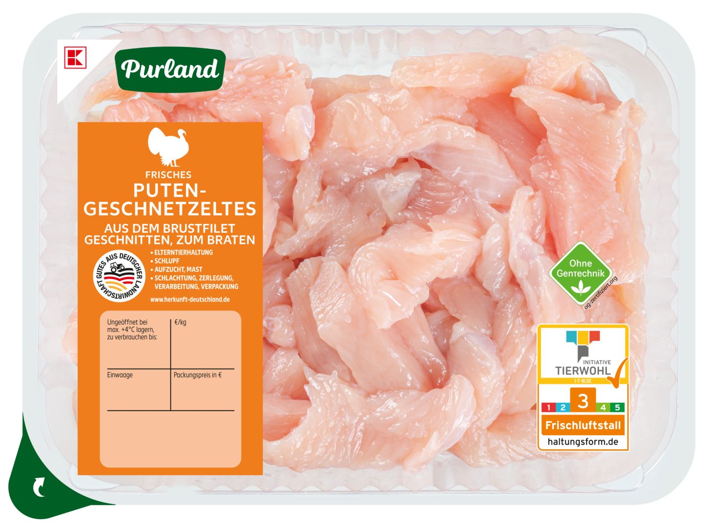 K-PURLAND Puten-Geschnetzeltes