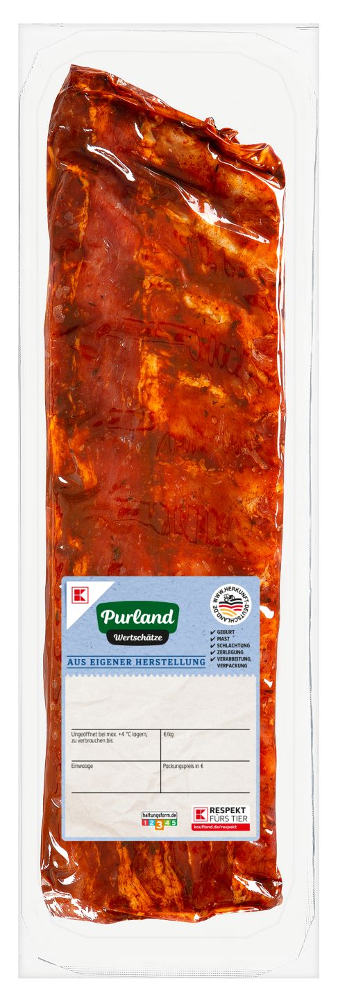 K-PURLAND WERTSCHÄTZE Grillrippe BBQ Style
