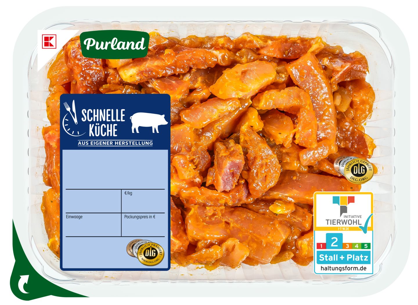 K-PURLAND Schnelle Küche Geschnetzeltes Mango-Curry