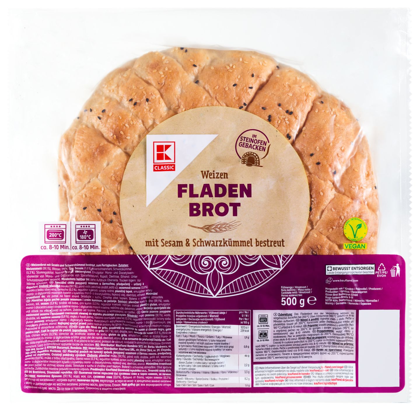 K-CLASSIC Fladenbrot