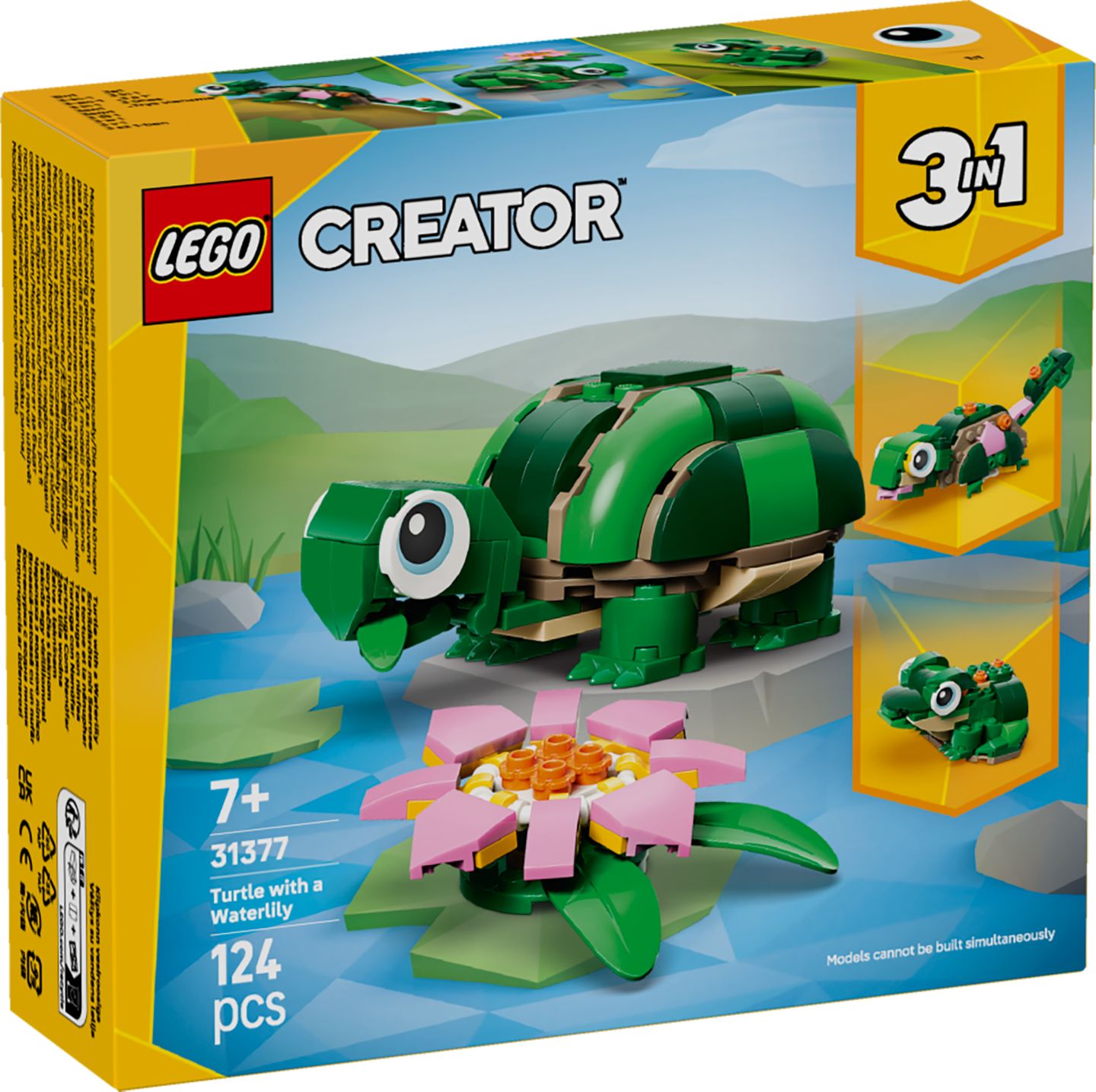 LEGO CREATOR »Schildkröte mit Seerose« 3-in-1-Set 31377