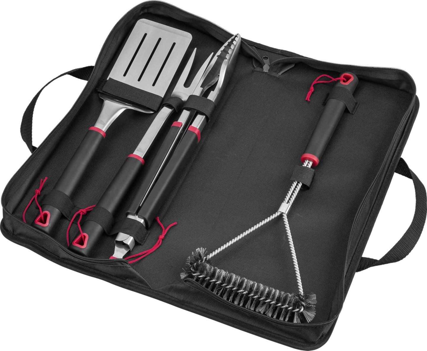 GRILLMEISTER Edelstahl-Grillbesteck-Set