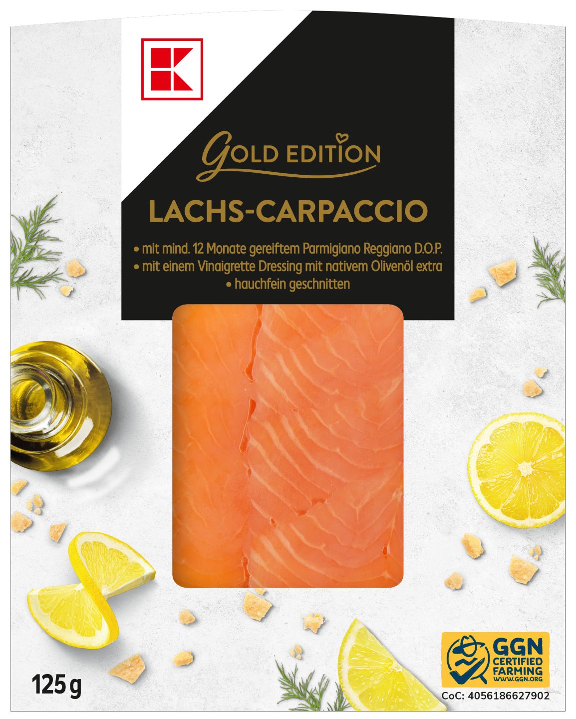 K-GOLD EDITION Lachscarpaccio