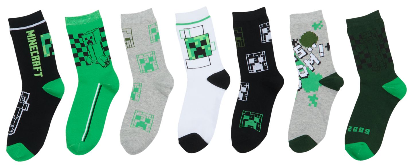 MINECRAFT Ponožky
7 párů