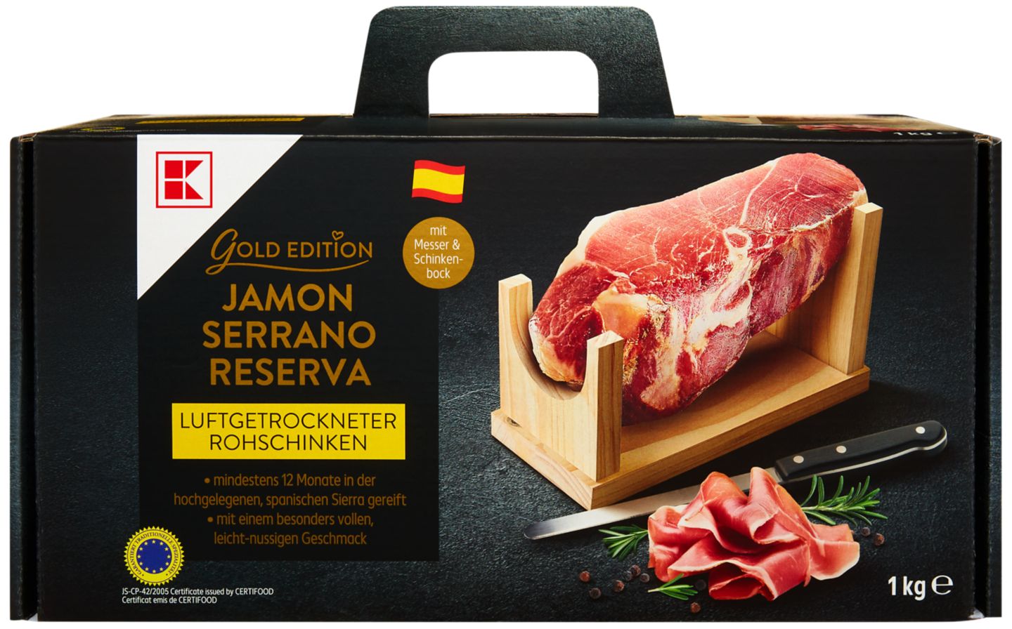 K-GOLD EDITION Jamón Serrano Reserva