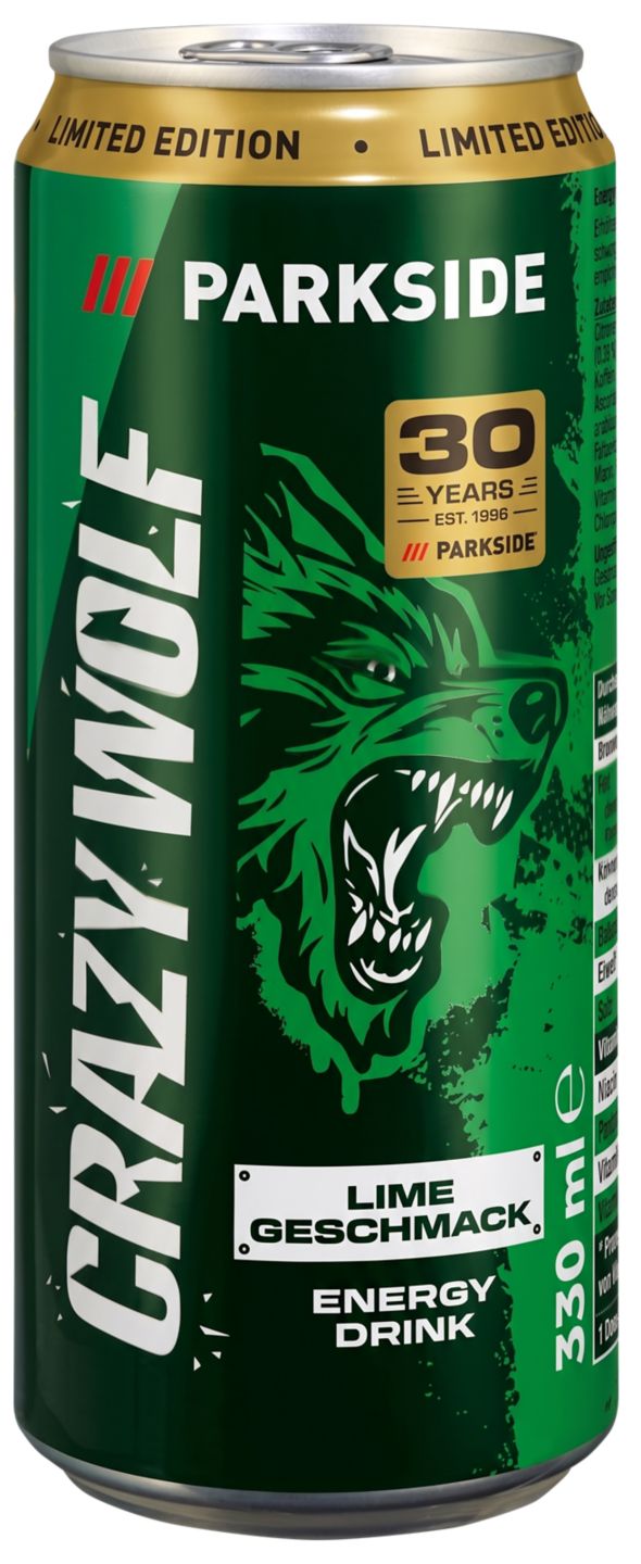 CRAZY WOLF x PARKSIDE® Energy Drink