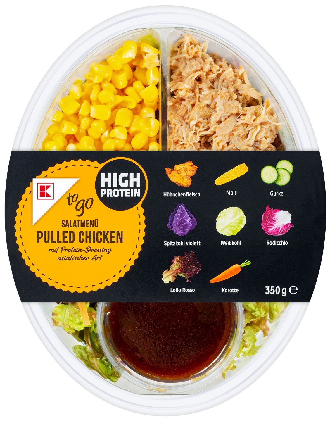K-TO GO, High-Protein-Salatmenü