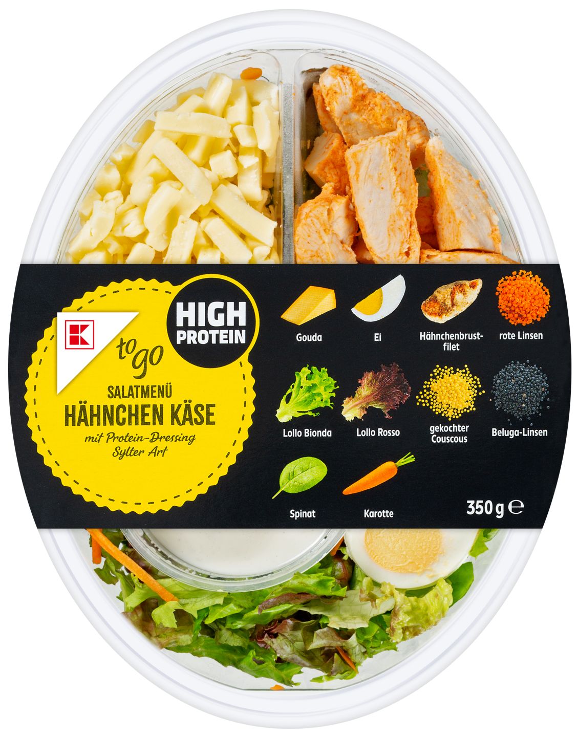 K-TO GO, High-Protein-Salatmenü