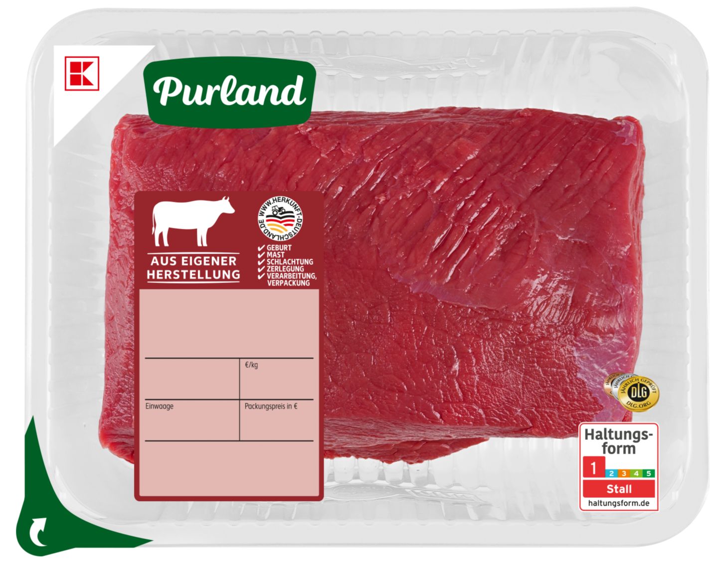 K-PURLAND Rinderschmorbraten aus der Keule vom Jungbullen