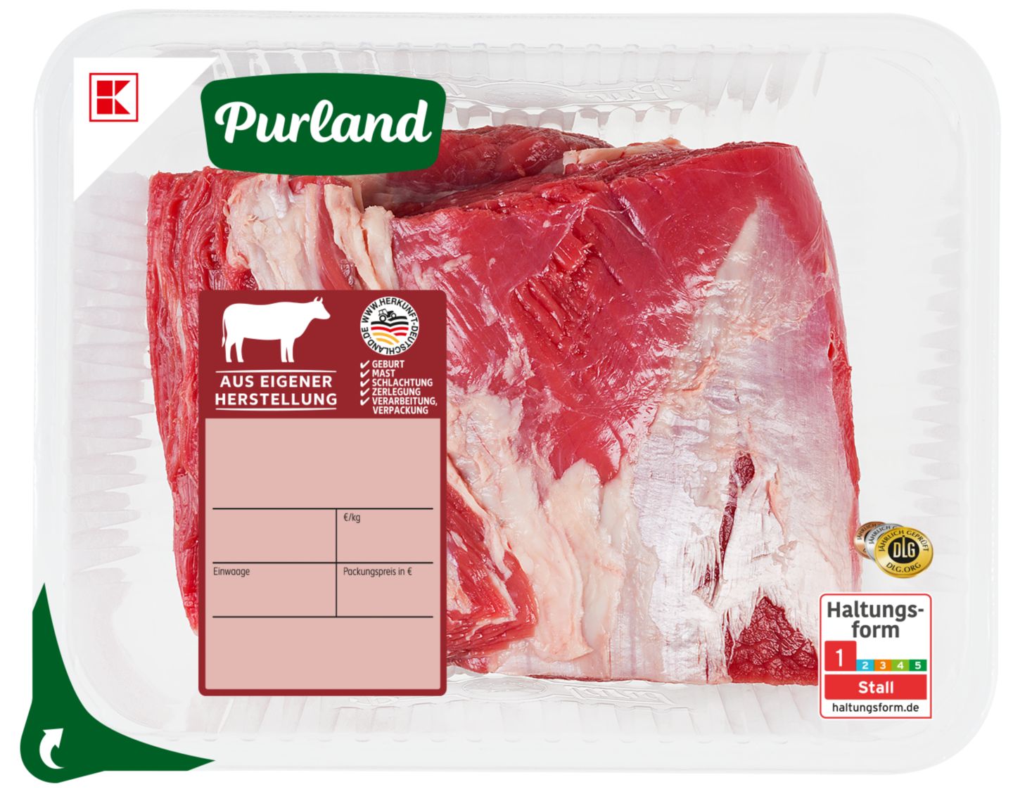 K-PURLAND Rinderbraten Hals/Hohe Rippe vom Jungbullen