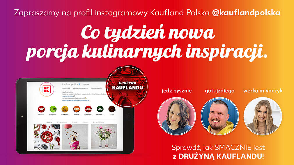 Członkowie Drużyny Kauflandu - Influencerzy kulinarni