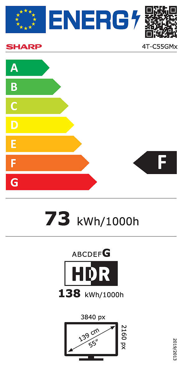 Abbildung des Angebots SHARP QLED-Smart-TV »55GM6141E« 