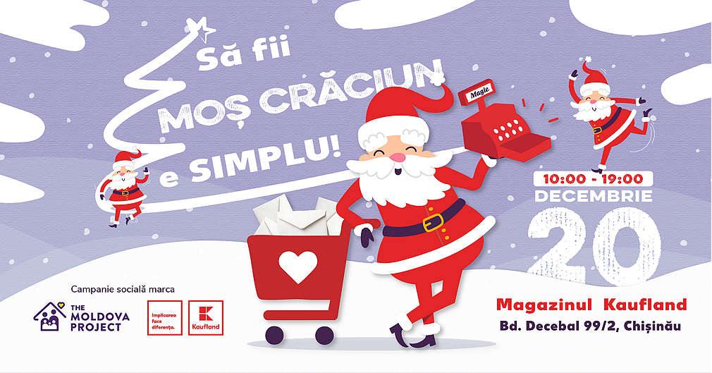 Casieri pentru o zi. Peste 20 de personalități publice se alătură campaniei „Să fii Moș Crăciun e Simplu!” 