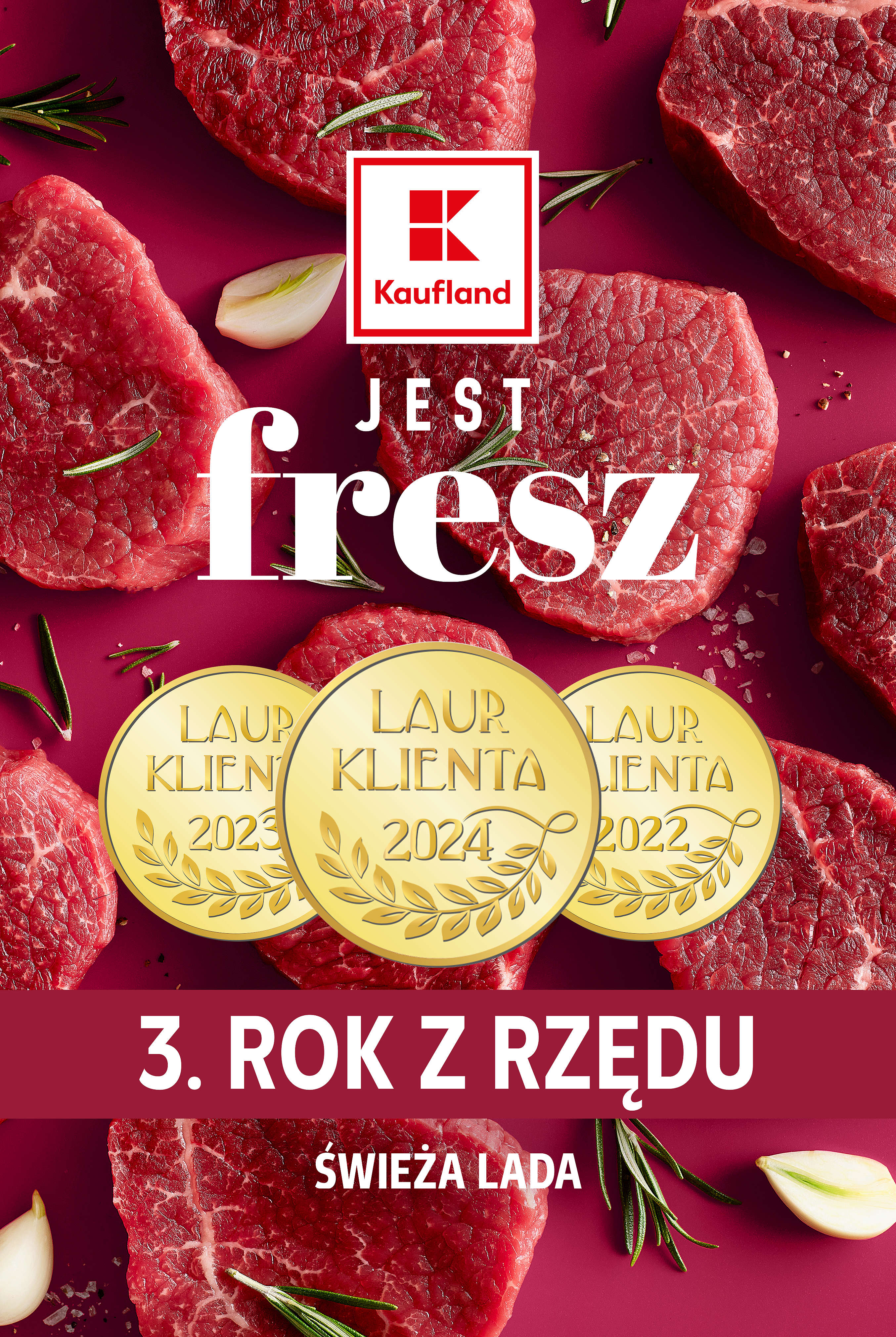 Kaufland jest FRESZ - świeże kawałki mięsa z lady
