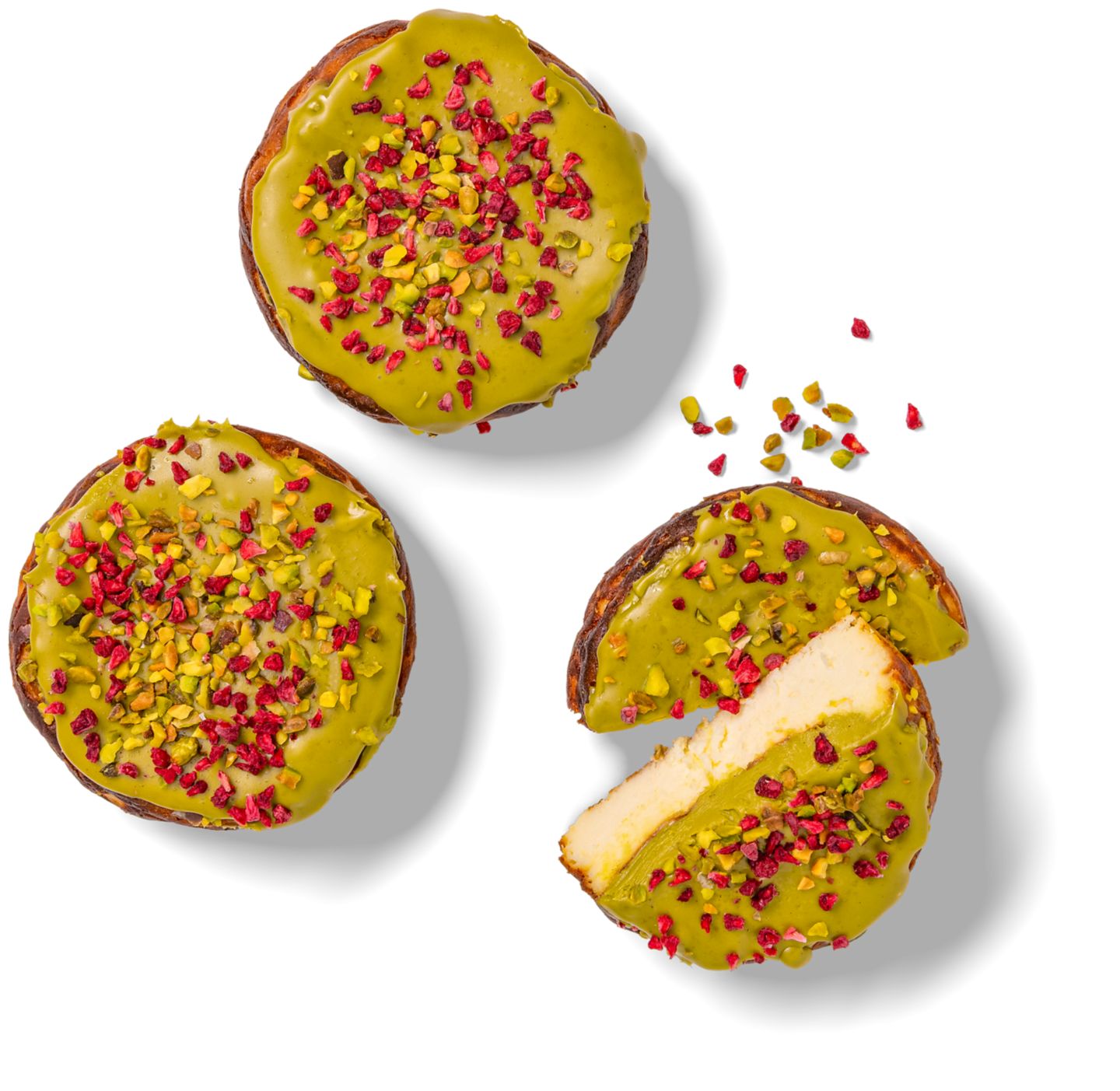 Cheesecake-Pistazien- Törtchen