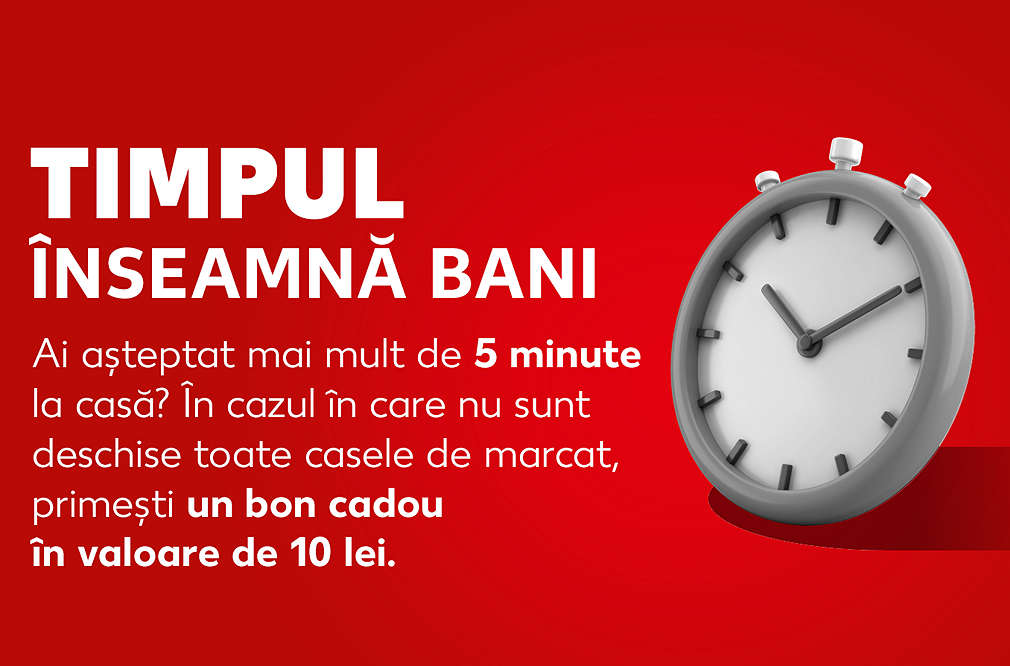 Timpul înseamnă bani!