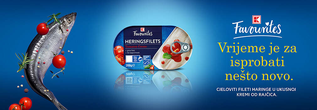 K-Favourites fileti haringe u kremi od rajčice