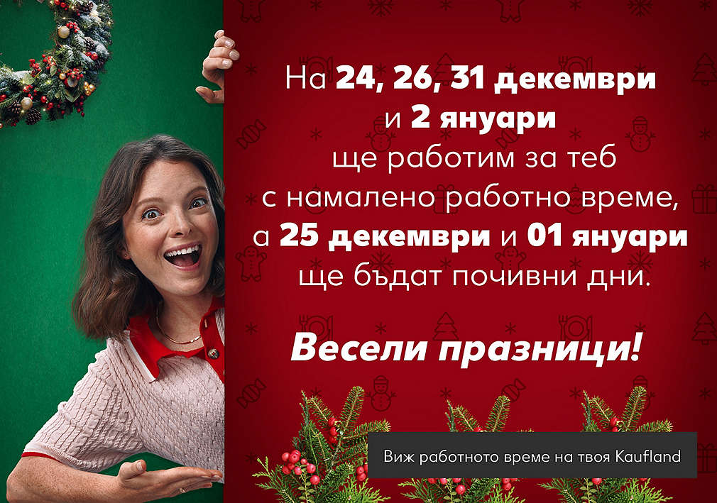 Работно време по празниците