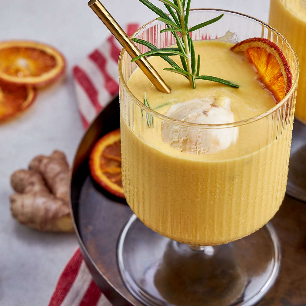 Fotografija recepta Kremasti smoothie od naranče i đumbira