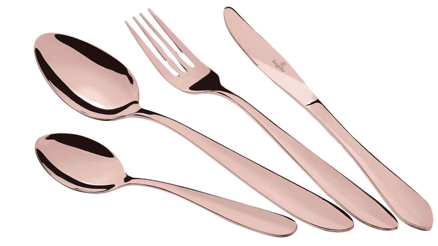 Изображение на BERLINGER HAUS Прибори за хранене Rose Gold
24 части