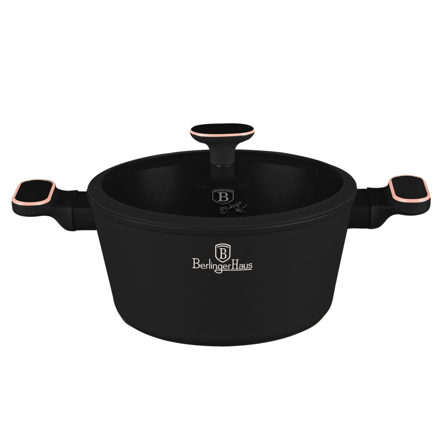 Изображение на BERLINGER HAUS Тенджера с капак Black Rose
Ø24 x 12,5 см, 4,3 л